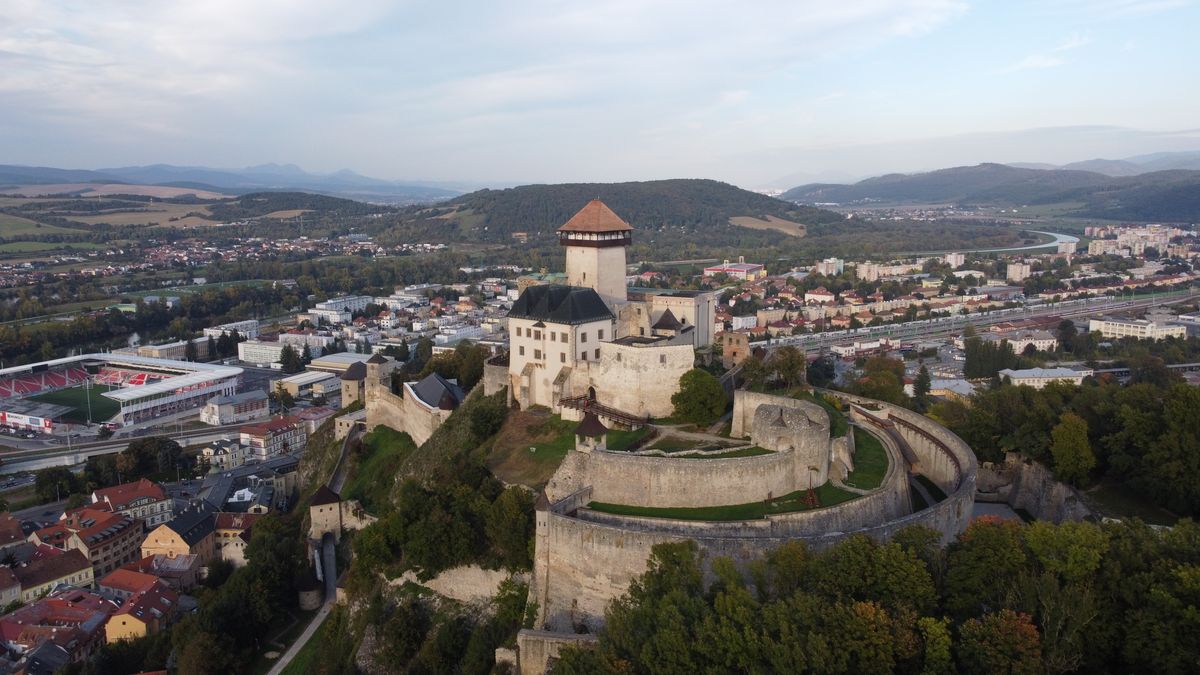 Pohľad na Trenčín, mesto nášho pôsobenia